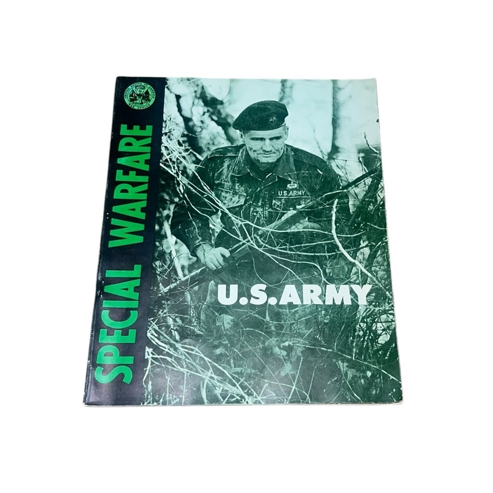 Special Warfare: U.S. Army An Army Specialty 1962 War Office Illustrated